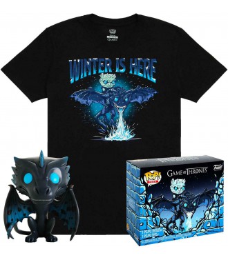 Game of Thrones POP! & Tee Box Icy Viserion Exclusive